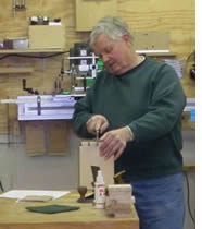 Jon Walpole of New Salem Woodworking in Tallula, IL